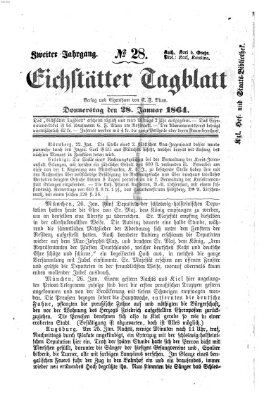 Eichstätter Tagblatt Donnerstag 28. Januar 1864