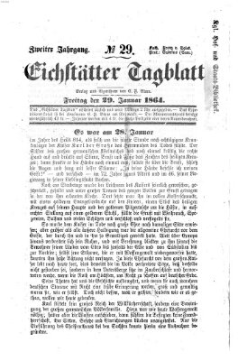 Eichstätter Tagblatt Freitag 29. Januar 1864