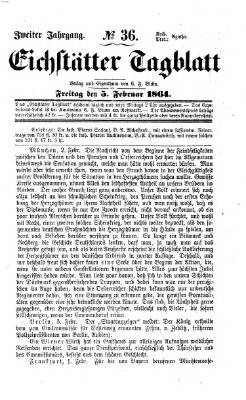 Eichstätter Tagblatt Freitag 5. Februar 1864