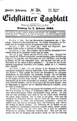 Eichstätter Tagblatt Sonntag 7. Februar 1864