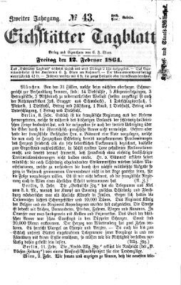 Eichstätter Tagblatt Freitag 12. Februar 1864