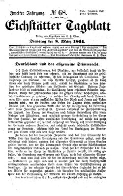 Eichstätter Tagblatt Dienstag 8. März 1864