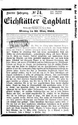 Eichstätter Tagblatt Montag 14. März 1864