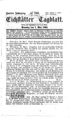 Eichstätter Tagblatt Sonntag 1. Mai 1864