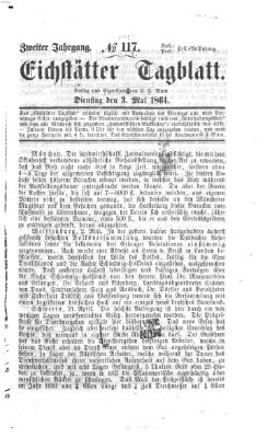 Eichstätter Tagblatt Dienstag 3. Mai 1864