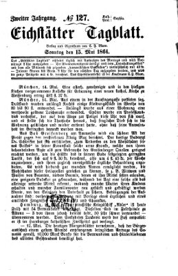 Eichstätter Tagblatt Sonntag 15. Mai 1864