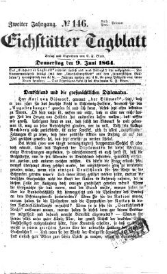 Eichstätter Tagblatt Donnerstag 9. Juni 1864