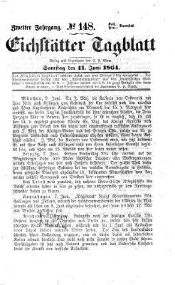 Eichstätter Tagblatt Samstag 11. Juni 1864