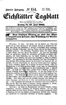 Eichstätter Tagblatt Freitag 17. Juni 1864