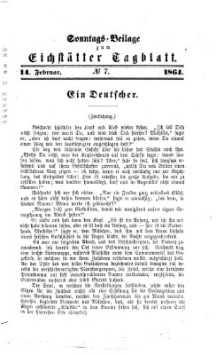 Eichstätter Tagblatt Sonntag 14. Februar 1864