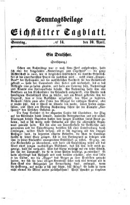 Eichstätter Tagblatt Sonntag 10. April 1864