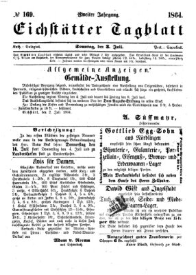 Eichstätter Tagblatt Sonntag 3. Juli 1864