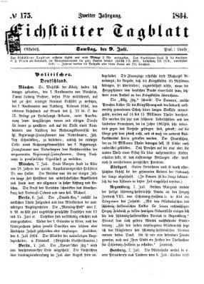 Eichstätter Tagblatt Samstag 9. Juli 1864