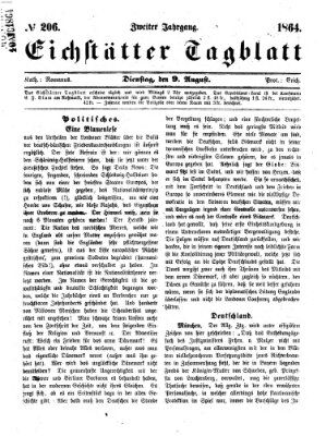 Eichstätter Tagblatt Dienstag 9. August 1864