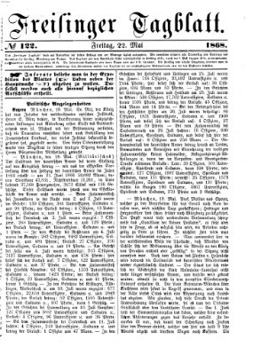 Freisinger Tagblatt (Freisinger Wochenblatt) Freitag 22. Mai 1868