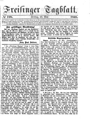 Freisinger Tagblatt (Freisinger Wochenblatt) Freitag 29. Mai 1868