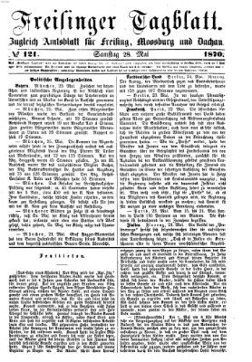 Freisinger Tagblatt (Freisinger Wochenblatt) Samstag 28. Mai 1870