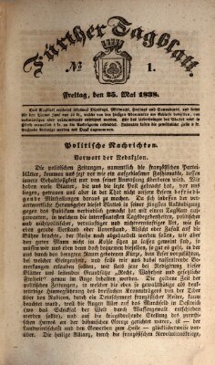 Fürther Tagblatt Freitag 25. Mai 1838