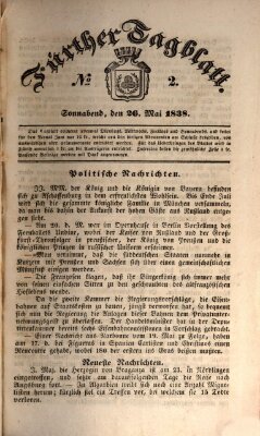 Fürther Tagblatt Samstag 26. Mai 1838