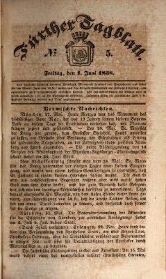 Fürther Tagblatt Freitag 1. Juni 1838