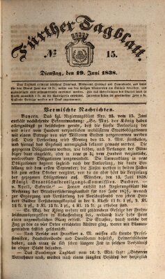 Fürther Tagblatt Dienstag 19. Juni 1838