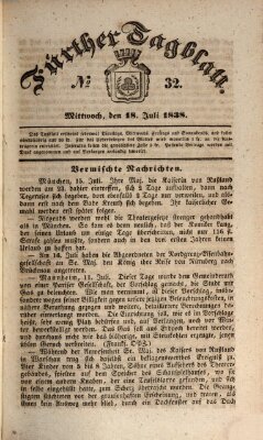 Fürther Tagblatt Mittwoch 18. Juli 1838