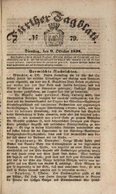 Fürther Tagblatt Dienstag 9. Oktober 1838