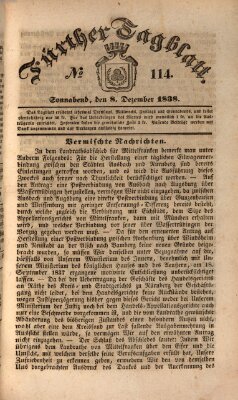 Fürther Tagblatt Samstag 8. Dezember 1838