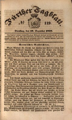 Fürther Tagblatt Dienstag 18. Dezember 1838