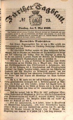 Fürther Tagblatt Dienstag 7. Mai 1839