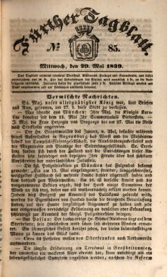 Fürther Tagblatt Mittwoch 29. Mai 1839