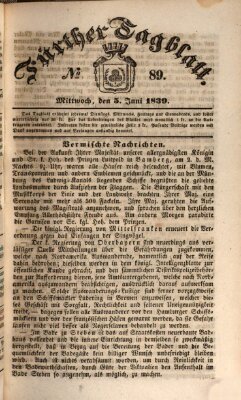 Fürther Tagblatt Mittwoch 5. Juni 1839