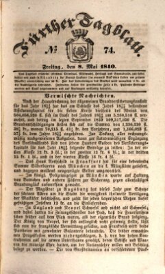 Fürther Tagblatt Freitag 8. Mai 1840