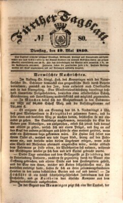 Fürther Tagblatt Dienstag 19. Mai 1840