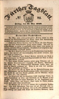 Fürther Tagblatt Freitag 22. Mai 1840