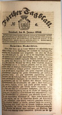 Fürther Tagblatt Samstag 9. Januar 1841