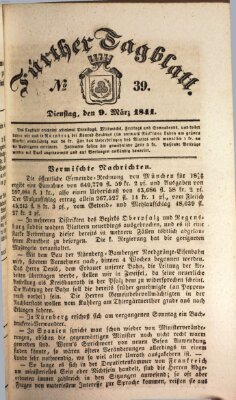 Fürther Tagblatt Dienstag 9. März 1841