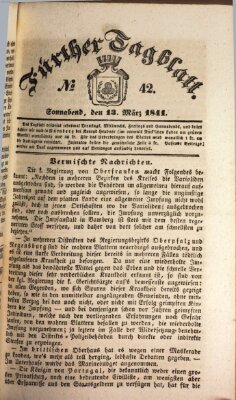 Fürther Tagblatt Samstag 13. März 1841