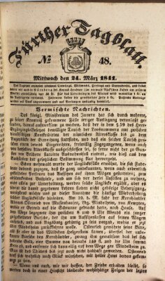 Fürther Tagblatt Mittwoch 24. März 1841