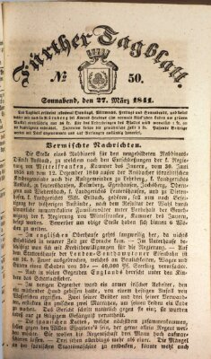 Fürther Tagblatt Samstag 27. März 1841