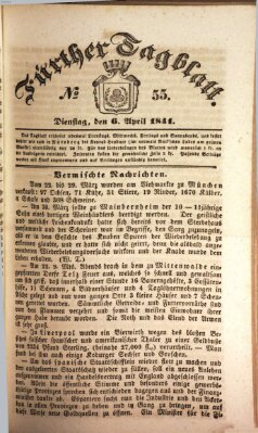 Fürther Tagblatt Dienstag 6. April 1841