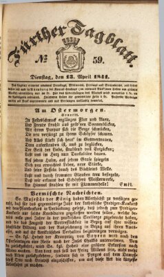 Fürther Tagblatt Dienstag 13. April 1841