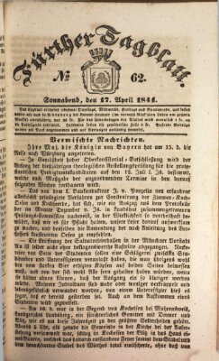 Fürther Tagblatt Samstag 17. April 1841