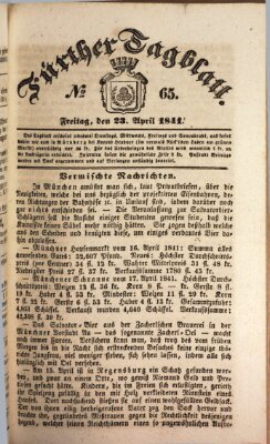 Fürther Tagblatt Freitag 23. April 1841