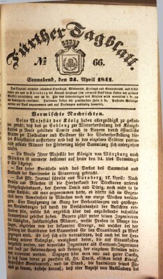 Fürther Tagblatt Samstag 24. April 1841