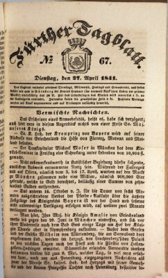 Fürther Tagblatt Dienstag 27. April 1841