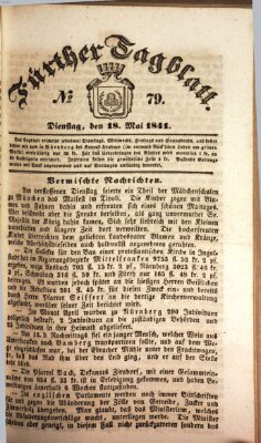 Fürther Tagblatt Dienstag 18. Mai 1841