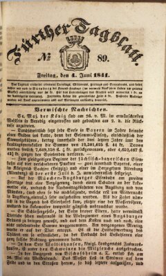 Fürther Tagblatt Freitag 4. Juni 1841