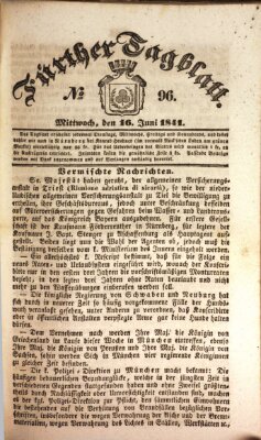 Fürther Tagblatt Mittwoch 16. Juni 1841