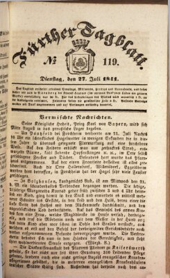 Fürther Tagblatt Dienstag 27. Juli 1841